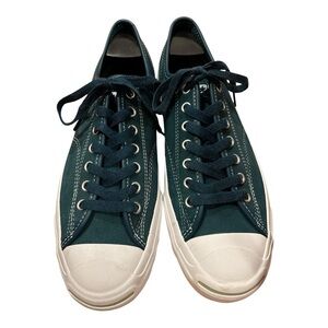 90s CONVERSE JACK PURCELL UNISEX OX MIDNIGHT TURQUOISE SUEDE LOW RISE SNEAKERS